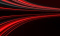 Absract red black lines speed curve motion dynamic geometric design modern futuristic technology background vector Royalty Free Stock Photo