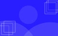 Abstrack crycle and squares blue background ilustration Royalty Free Stock Photo
