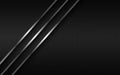 Abstact background with silver lines on overlapped layers and polygonal pattern. Template for your banner and presentation