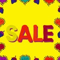 Special Sale Banner or Sale Poster Design Royalty Free Stock Photo