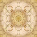 Seamless oriental classic golden pattern