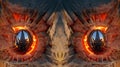 Dragon eyes - abstract digital art