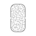 Abstact labyrinth. Game for kids. Puzzle for children. Maze conundrum. Vector illustration