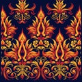 Abstact pattern thai background