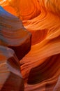 Abstact shapes of Antelope Canyon Royalty Free Stock Photo