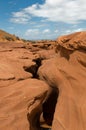 Abstact shapes of Antelope Canyon, Arizona, USA Royalty Free Stock Photo