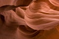 Abstact shapes of Antelope Canyon, Arizona, USA Royalty Free Stock Photo