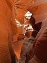 Abstact shapes of Antelope Canyon, Arizona, USA Royalty Free Stock Photo