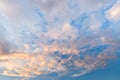 Abstact sky with clouds ,Beautiful sunset sky background