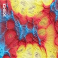 Abstact texture. Background with dynamic particles. 3d vector Illustration