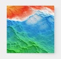Abstact texture. Background with dynamic particles. 3d vector Illustration