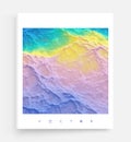 Abstact texture. Background with dynamic particles. 3d vector Illustration
