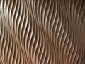 Abstact wave curve pattern on wall Royalty Free Stock Photo