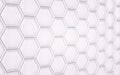 Abstact white futuristic wall. 3d render Royalty Free Stock Photo