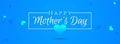 Abstarct elegant Mother`s day banner design