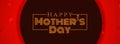 Abstarct Mother`s day beautiful banner design