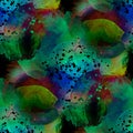 Liquid abstract pattern. Bright colors mixture