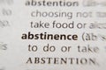 Abstinence word