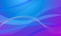 abstrac blue purple gradient with lines curve wave background for artwork design