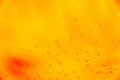 Abstrack background in orange with soap bubbles