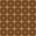 Abstrack pattern on typical Jember batik with smooth brown color design Royalty Free Stock Photo