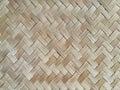 Abstrack wooven bamboo pattern and texture background Royalty Free Stock Photo