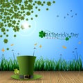 Abstrackt of St.Patrick`s Day Background. Royalty Free Stock Photo