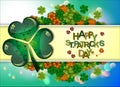 Abstrackt of St.Patrick`s Day Background. Royalty Free Stock Photo