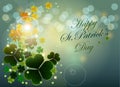 Abstrackt of St.Patrick`s Day Background. Royalty Free Stock Photo