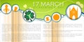 Abstrackt of St.Patrick`s Day, Icon Inforgraphic