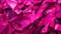 Abstract 2d Rendering Of Pink Torn Paper On Purple Background