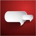 Abstract 3D Design - Speech bubble