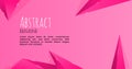 abstract aaesthetic background diamond in pink