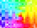 Abstract background, colorful rainbow mosaic, colored squares, g Royalty Free Stock Photo