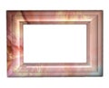 ABSTRACT ABSTRACT LIGHT PINK SHINY FRAME 3D MODERN