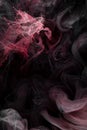 Abstract acrylic black and red paint Royalty Free Stock Photo