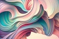 Abstract acrylic flow painting background in pastel shades.