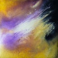 Abstract acrylic modern contemporary purple white explosion