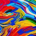 1621 Abstract Acrylic Paint: An artistic and abstract background featuring acrylic paint in bold and vibrant colors, conveying a