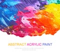 Abstract acrylic painted background Royalty Free Stock Photo