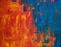 Abstract Acrylic Painting Royalty Free Stock Photo