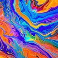 1119 Abstract Acrylic Pouring: An artistic and expressive background featuring abstract acrylic pouring in bold and vibrant colo