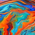 1119 Abstract Acrylic Pouring: An artistic and expressive background featuring abstract acrylic pouring in bold and vibrant colo