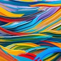 617 Abstract Acrylic Strokes: An artistic and expressive background featuring abstract acrylic strokes in bold and vibrant color Royalty Free Stock Photo