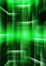 Green blurry gradient mosaic background of micropolosa. Tapal shades