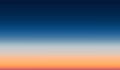 Abstract aerial panoramic view of sunrise gradient mesh over ocean. Nothing but sky and water. Beautiful serene scene. Vector