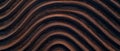 Abstract Aerial View of Wavy Patterns on Brown Soil at Sunset with Rich Textures and Depth Royalty Free Stock Photo
