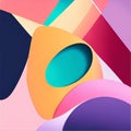 Abstract Aesthetic pastel background and texture. Design colorful gradient background for use