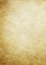 Brown, old paper texture, beige grunge background, spots, scratches Royalty Free Stock Photo