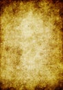 Grunge texture old paper, stains, scratches, beige, yellow background Royalty Free Stock Photo